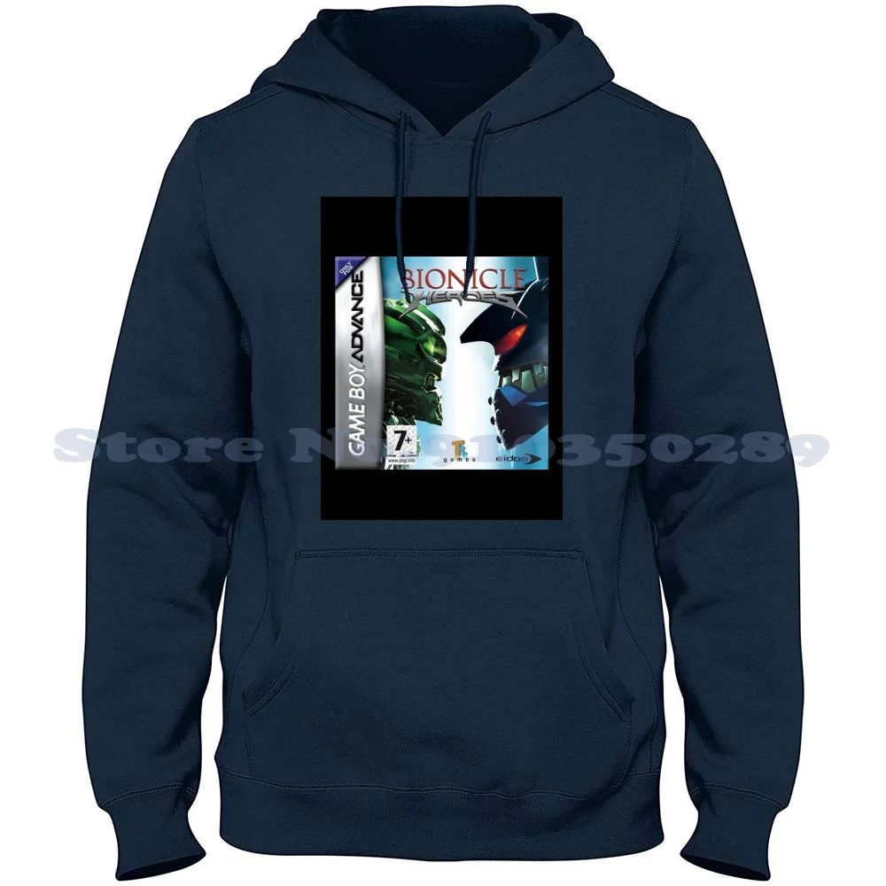 Bionicle Heroes-Streetwear Sport Felpa Con Cappuccio Felpa Bionicle Heroes Bionicle Heroes Gameboy Gameboy Advance Game Boy Game