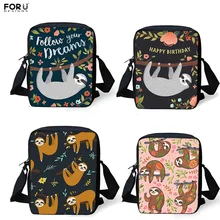 FORUDESIGNS/Милая дизайнерская мини-сумка-мессенджер для подростков девочек и мальчиков, сумка на плечо для женщин и детей, мини-сумка через плечо, кошелек