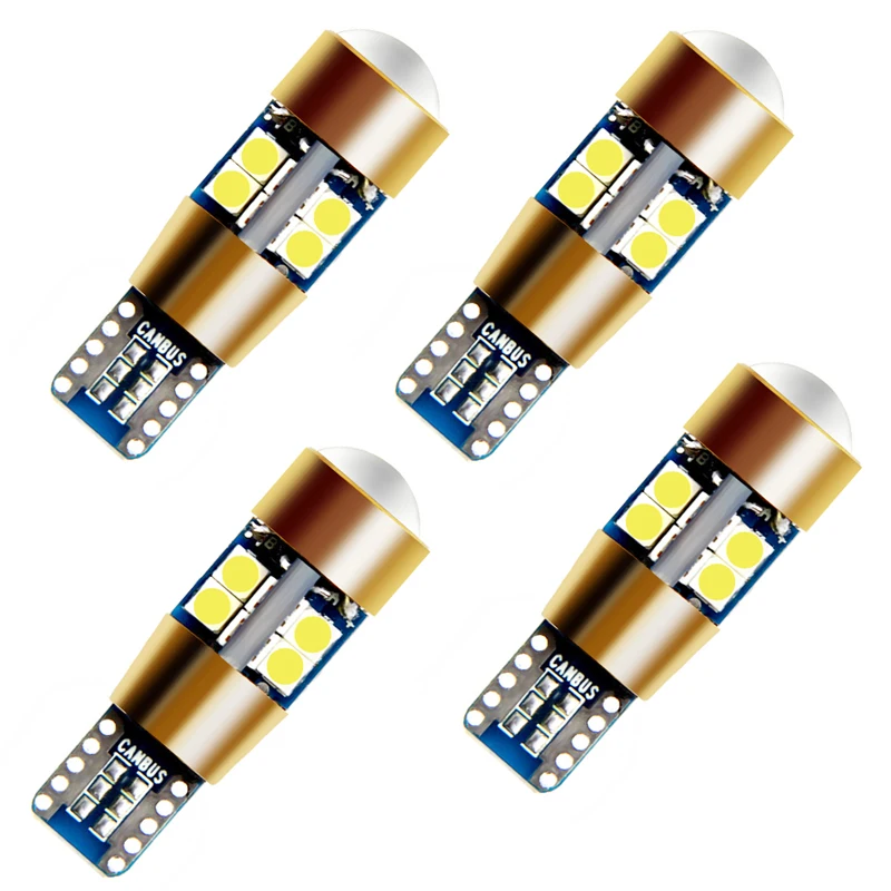 

4PC T10 W5W 168 194 Lamp Bulb Led Light Bulb 3030 19SMD Bright Clearance No Error Canbus White