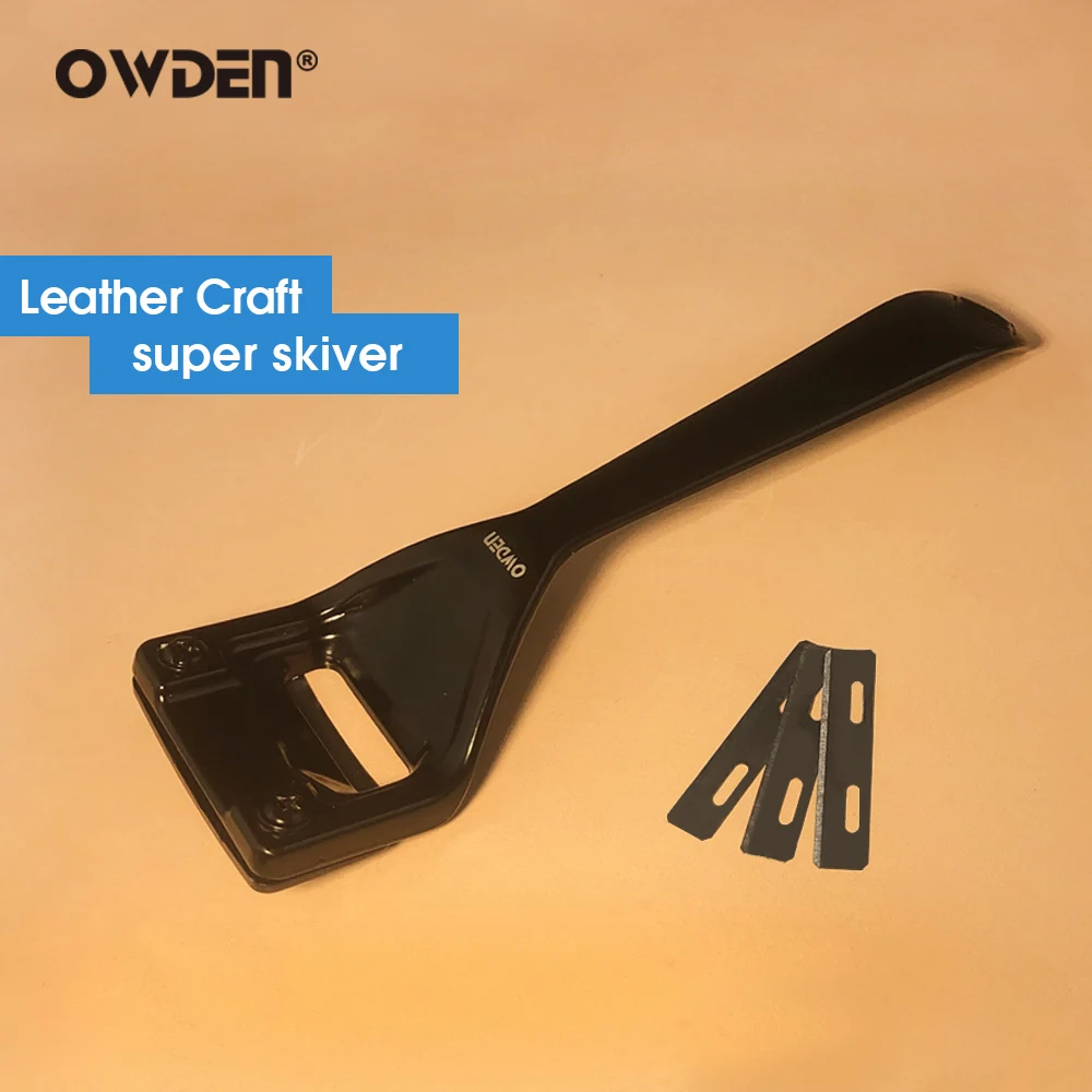 OWDEN 가죽 씨닝 나이프, 슈퍼 스키버, DIY 필러, 씨닝 삽 나이프, 3 ..