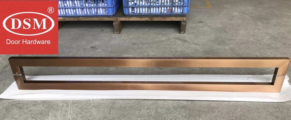 Entrance Door Pull Handle PA-146-25-38-1200-Rose gold 3