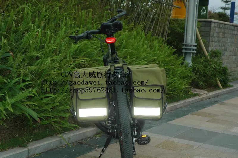 

Army Color High Venus Pack GDW Camel Bike Doite Riding Equipment Rear Rack Water Resistant Canvas Bag Pack