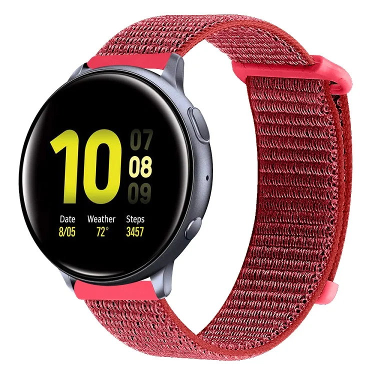 Для отдыха нейлоновый ремешок для часов samsung Galaxy Watch Active Smartwatch ремешок для часов браслет для Amazifit спортивные умные часы ремешки ремешки для смарт часов