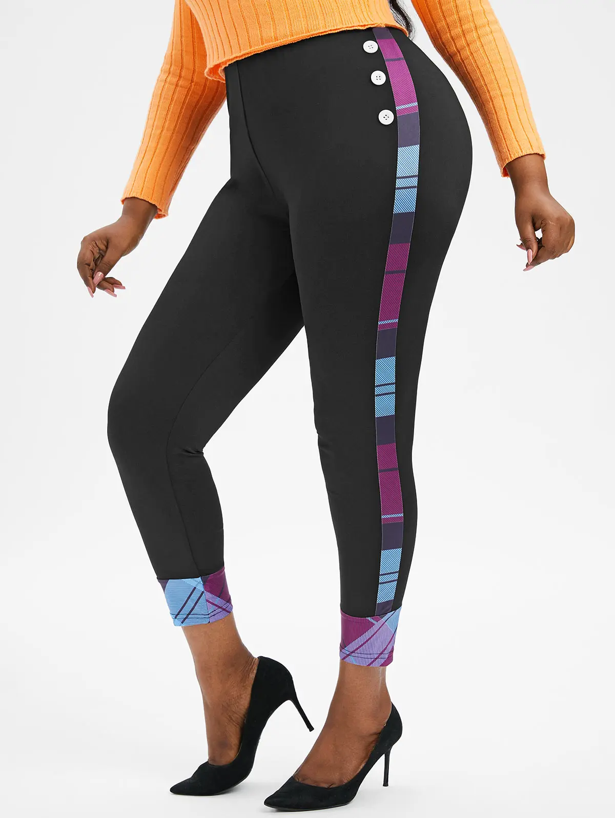 ROSEGAL Women Casual Leggings Plus Size 