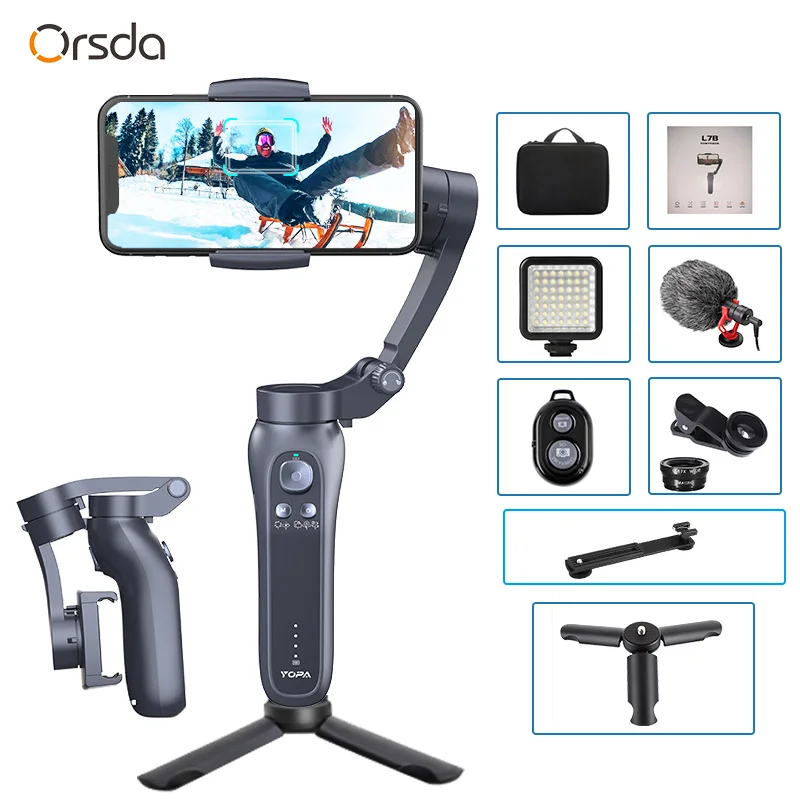 Orsda 3 Axis Handheld Gimbal Stabilizer with