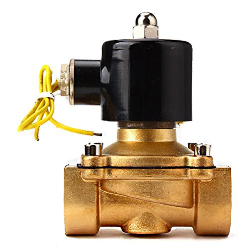 

AC110V 1" Solid Coil Electric Solenoid Valve Gas Water Fuels Air Solid Coil
