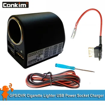 

Conkim Camdll Power PRO 2.0A 12V-24V GPS/DVR Cigarette Lighter USB Power Socket Charger & CAR DVR K2S Customized