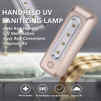 

Handheld UV Disinfection Lamp Sterilization Lights Portable Ultraviolet Germicidal Light For Home Bedroom Office