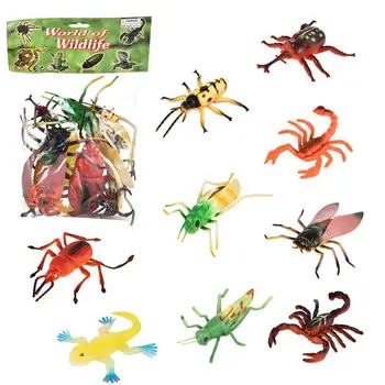 

RCtown Simulation Insect Toy Model Luminous Gecko Grasshopper Scarab Simulation Model For Children's Toy