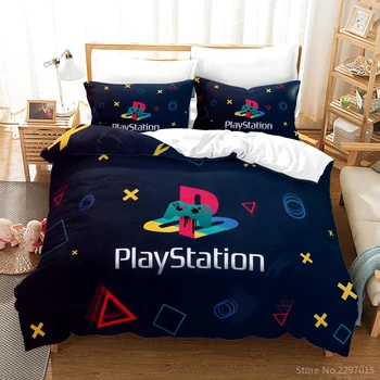 

2021 PlayStation 4 Printed 3d Bedding Set Cartoon Game Gamepad Duvet Cover Set Pillowcase Twin Full Queen King Chidren Bed Linen