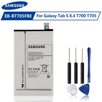 

Original Samsung Battery EB-BT705FBC EB-BT705FBE For Samsung GALAXY Tab S 8.4 T700 T705 Genuine Replace Tablet Battery 4900mAh