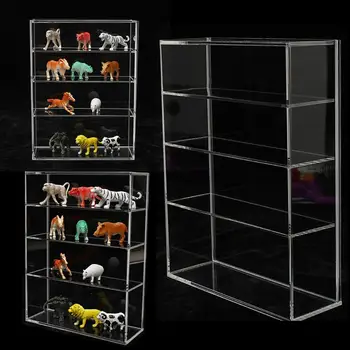 

Four-Layers Sliding Door Acrylic Display Box Show Case for Mini Perfume Bottle
