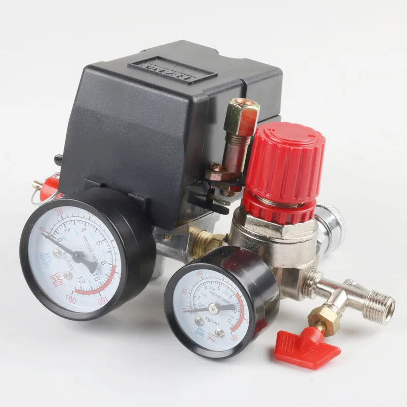 Air Compressor Pressure Switch Auto Control Valve 90-120PSI Spare Parts Kit 