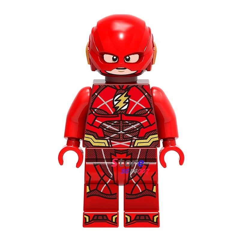 Один супер герои marvel dc comics Лига Справедливости флэш строительные блоки модели Кирпичи игрушки для детей