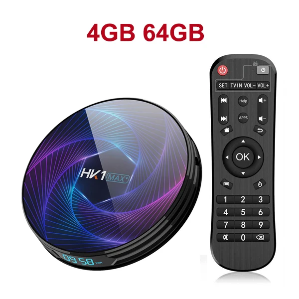 Procaja HK1Max+ Android 9,0 HK1 Max+ Android tv BOX 2G/4G ram 32G/64G/128G rom RK3368PRO Восьмиядерный 1000M LAN телеприставка - Цвет: 4GB 64GB