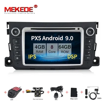 

DSP IPS Android 9.0 Car Multimedia Player For Mercedes Benz Smart Fortwo 2011 dvd player GPS Navigation radio stereo BT Steering