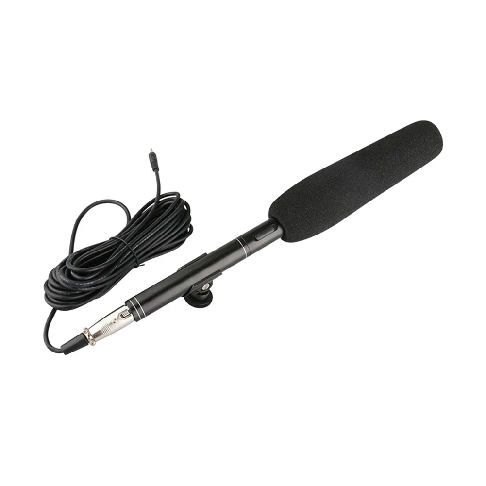 Professional CF-01 Condenser Long Microphone Interview Recording Mic for DSLR Camera Vlog Youtube Live | Электроника