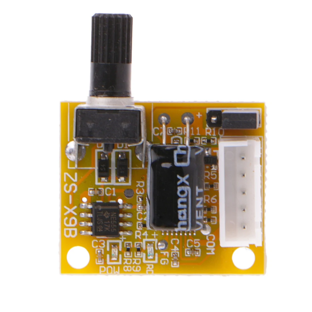 Контроллер скорости, сменная плата привода двигателя, DC5V-15V, интегрированная, одночиповая, стабильная, бесщеточная, без холла, прочная, электрическая