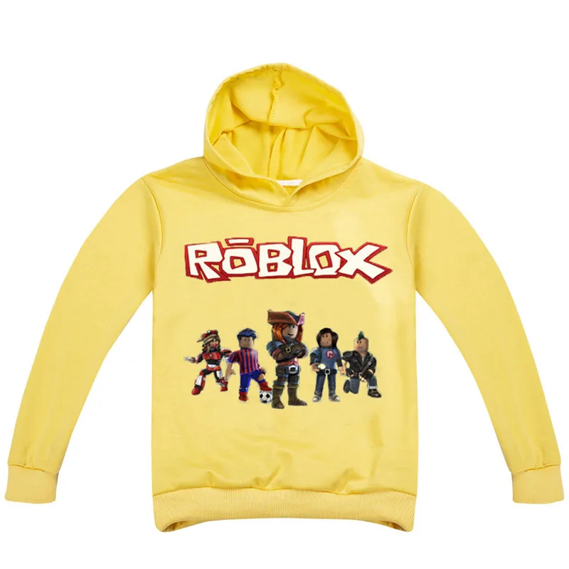 Хлопковый свитер с капюшоном, спортивная одежда для мальчиков на весну и осень, модная одежда с рисунком для подростков - Цвет: Цвет: желтый