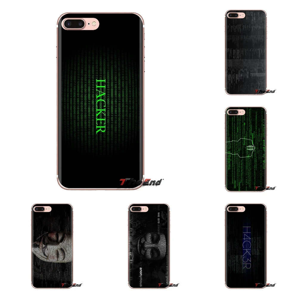 Hacker Computer code TPU Transparent Cover Bag For HTC One U11 U12 X9 M7 M8 A9 M9 M10 E9 Plus Desire 630 530 626 628 816 820 830 |