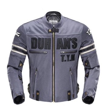 

Summer Men's Motorcycle Jacket Motocross Off-Road Jacket Motor Racing Jacket Breathable Mesh Moto Jacket Protective Gear