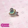 RNG – broche en métal et émail, mignon oiseau pain en métal, ravissant col en tranches de blé, amusant, Animal de dessin animé, Badge de sac, revers, bijoux cadeau ► Photo 2/6