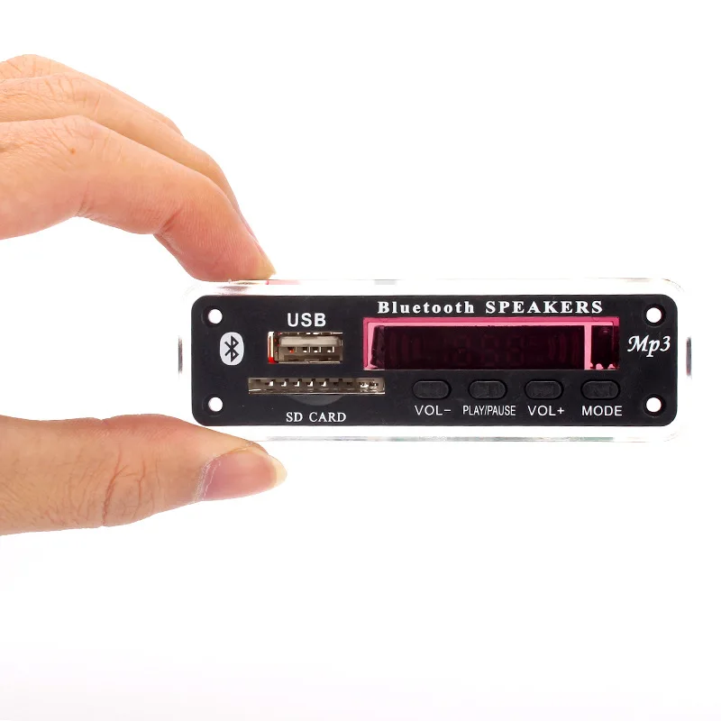 Универсальный Bluetooth 5 в 12 В MP3 WMA декодер доска аудио модуль Поддержка USB SD AUX FM аудио радио модуль для автомобиля аксессуары