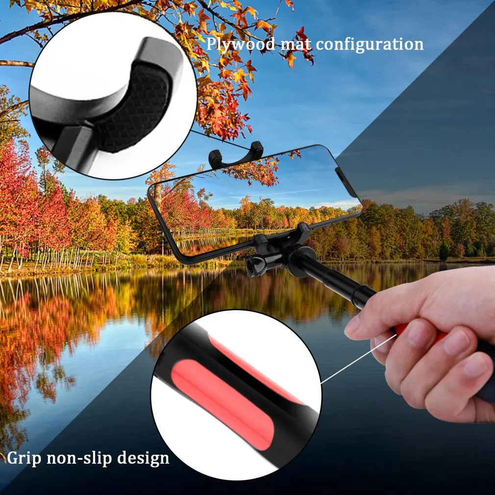 Mini Selfie Stick With Handle Monopod Universal Portable Folding Desktop Tripod Selfie Stick Extendable