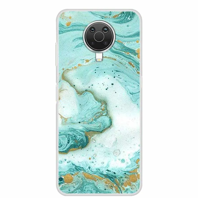 Luxury Silicone TPU Soft Phone Case with Shockproof Cute Marble Design