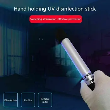 

110/220/230V Ultraviolet germicidal disinfection stick handheld strong light efficient UV portable Dropship US UK EU PLUG HOT
