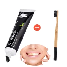 Уход за зубами бамбуковый натуральный активированный древесный уголь для отбеливаяни зубов Гигиена полости рта зубной пасты Стоматологическая+ бамбуковая зубная щетка