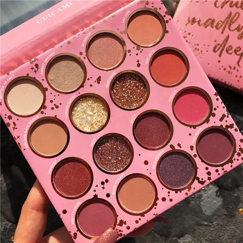 

Brand 16 Color Glitter Eyeshadow Palette Shimmer Matte Eyeshadow Pallete Nude Metallic Diamond Pigmented Makeup Palette Cosmetic