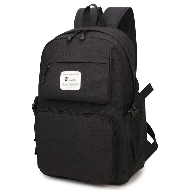 

Laptop Backpack 15.6 Inch Rucksack SchooL Bag Travel Backpack High Quality Oxford Male Notebook Computer Black Bag Rucksack