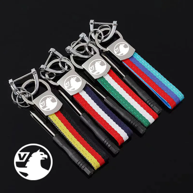 Новые 3 Цвета кожаный ремень автомобильный металлический брелок для ключей