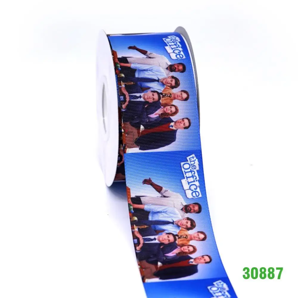 30887 50 ярдов мультфильм напечатанный grosgrain ленты 30882 - Цвет: 30887
