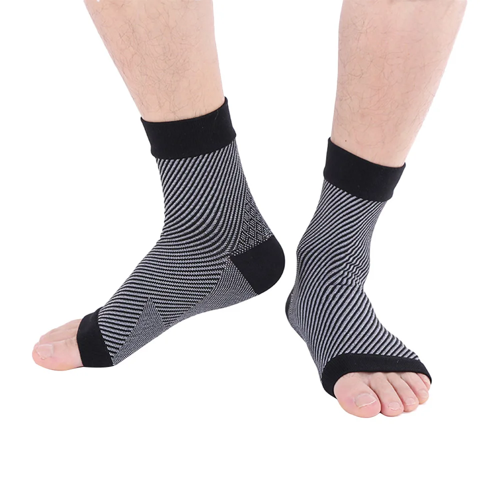 Мужские носки мужские с открытым носком Компрессионные носки короткие Волшебные дымоходы увеличивают кровоток и уменьшают отек мужские