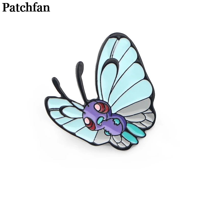 Patchfan мультфильм персонажи цинка металлический Узелок Значки пункт рубашка сумка Одежда Кепка рюкзак броши для обуви значки медали A2264