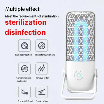 

1 pcs ultraviolet rapid disinfection lamp home indoor disinfection courtyard disinfection air purification cleaner high quality