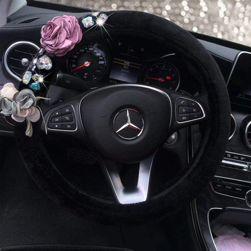 Крышка рулевого колеса автомобиля Авто Стайлинг интерьера украшения аксессуары