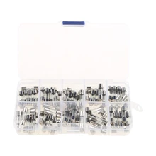 100Pcs 5x20mm Colpo Veloce Fusibile di Vetro Assortiti Kit Misto 10 Valori Amp 250V 0.2-20A Colpo Rapido Tubo Fusibili per Auto Camion
