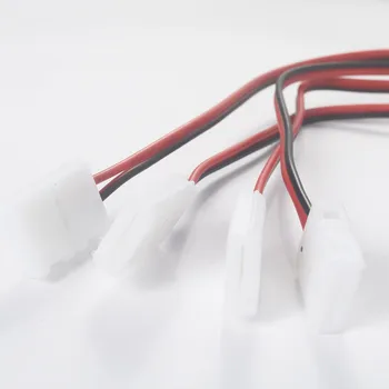 

4PCS LED Light Strip Connector 8mm Single Color Any Angle Strip For 3528 Light S US plug Strip light 47 backlight