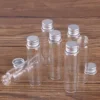 10pcs Diameter 16mm Transparent Glass Bottles with Aluminium Caps Glass Wishing Bottles 2ml 4ml 6ml Mini Glass Jars 6