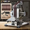 TUNGFULL Mini Belt Grinding Machine Tool Sharpening Machine Sanding Grinding Electric Sander Home DIY Polisher Machine 1