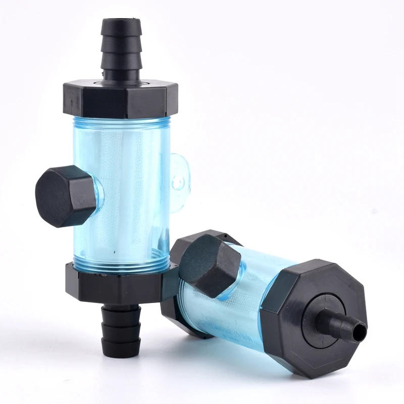 1pc 8mm~25mm Water Hose Filter Garden Irrigation Fittings Sprayer Aquarium Fish Tank Soft Water Pipe Filter Cup Car Brake water hose filter