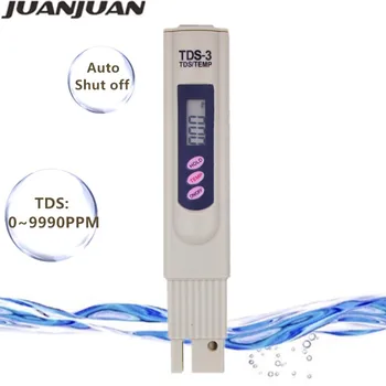 

TDS Meter Water Quality Testers TDS3 Filter Stick Water Purity Pen Temp PPM Tester Pool Drinking Water Pure Measure Tool 15%OFF