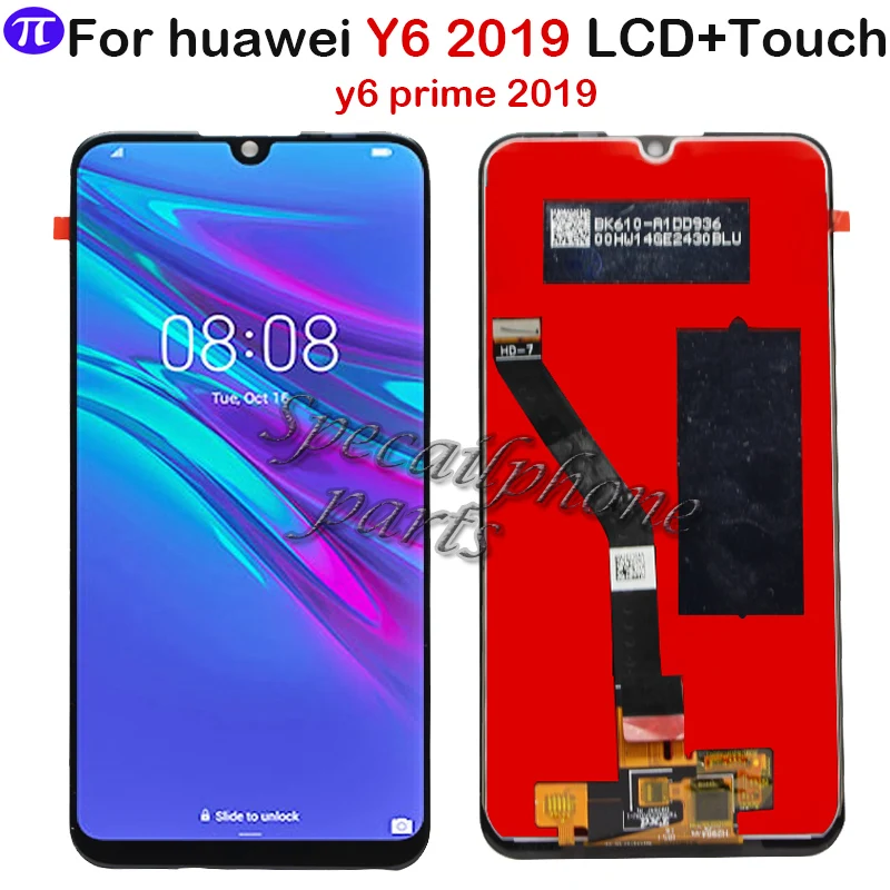 Оригинальный ЖК-дисплей 6 09 дюйма для Huawei Y6 Prime 2019 Pro сенсорный экран с