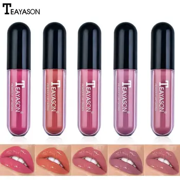 

10 Colors Matte Shimmer Moisturizer Lip Gloss Liquid Plumper Lipstick Lasting Long Beauty Cosmetic Glitter Lips Makeup Tint Z4Q3