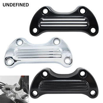 

1" Handlebar Top Clamp Motorcycle CNC 1inch Handle Bar Riser Mount Cover for Harley Touring Road King Street Glide 1974-2017