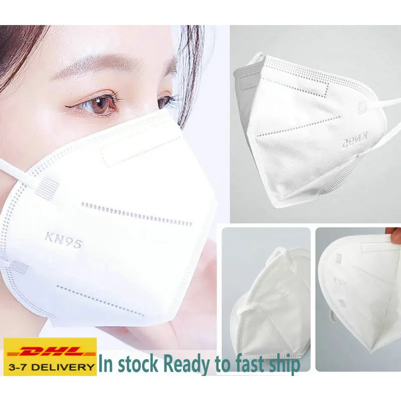 

KN95 Face MasksDustproof Anti-fog And Breathable 95% Filtration N95 Masks Features as KF94 1PC DHL Free shipping