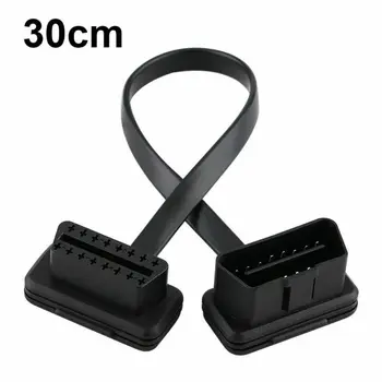 

Black Extension Cable Supplies Accessories 1pc OBD2 Diagnostic Extender